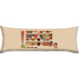 Cojin Almohada Largo Mario Bros Videojuego 35x100cm