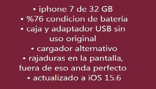  iPhone 7 32 Gb Oro