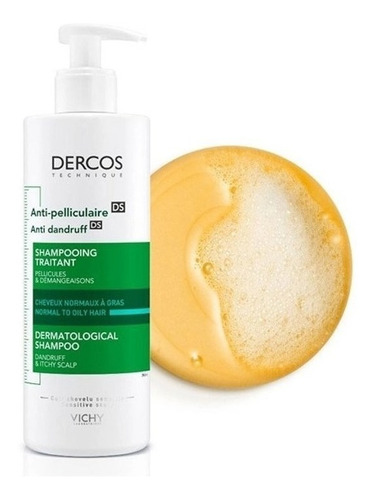 Vichy Shampoo Dercos Anti-caspa Grasa 390 Ml