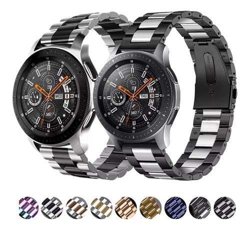 Correa Eslabones Compatible Con Galaxy Watch 2 3 4 5 Active