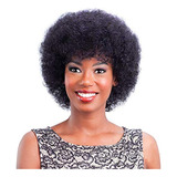Peluca De Cabello Humano Afro Para Mujer, Peluca Corta De Ca