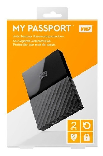 Wd My Passport 2tb Negro Usb 3.0 