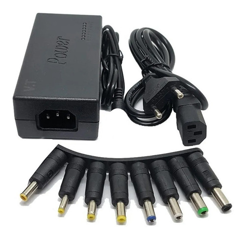 Transformador Cargador Universal De Laptop 96w+8 Adaptadores