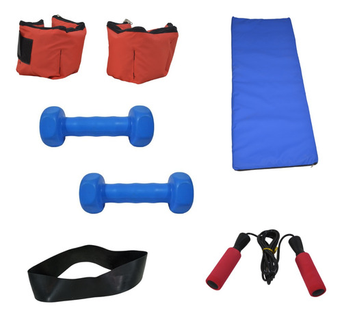 Set Kit Entrenamiento N°3 Funcional Fitness Gym Casa