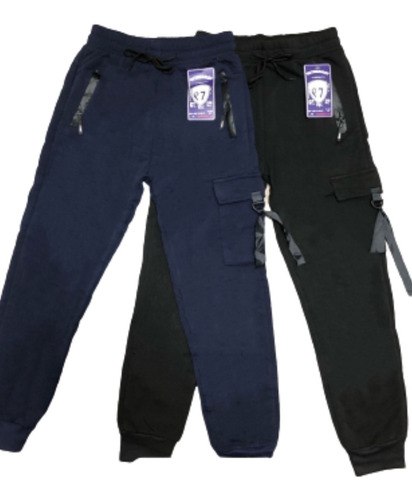 Pack 2 Jogger Buzo Hombre Interior De Polar