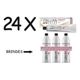 Combo 24 Colorações Itallian Color 60g Profissional Tinta