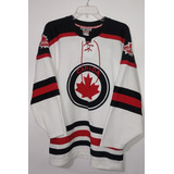 Jersey Hockey Seleccion De Canada Retro Cmm Talla G