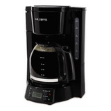 Cafetera Programable Para 12 Tazas, Mr. Coffee Color Negro