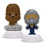 Muñecos Chewbacca Y The Wasp - Mcdonalds Disney 100 2023