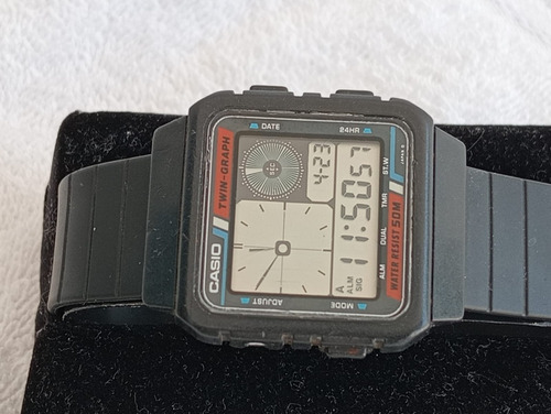 Reloj Casio Twin-graph Vintage De Colección Raro