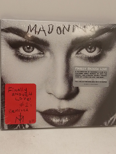 Madonna Finally Enough Love #1's Remixed Cd Nuevo 