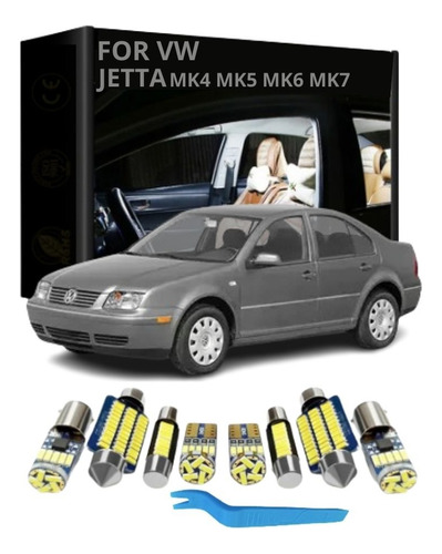 Kit Iluminación Interior Premium Led Jetta Mk4 Mk5 Mk6 Mk7