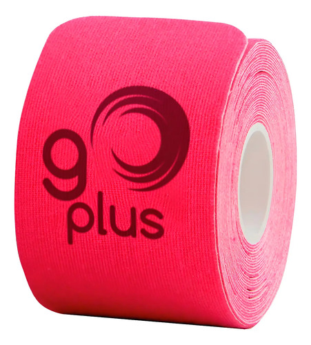 Cinta Kinesiológica Rosa 5m Pre-cortada Go Plus