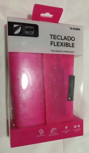 Teclado Rosa Flexible