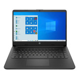 Laptop  Hp 14-fq0013dx Negra 14 , Amd Athlon Silver 3050u  4gb De Ram 128gb Ssd, Amd Radeon Vega 2 1366x768px Windows 10 Home