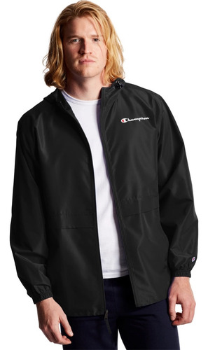 Chamarra Rompevientos Champion Original Hombre Impermeable