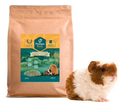 Alimento Completo Pampa Pets Cobayo Joven Y Lactante 2 Kg