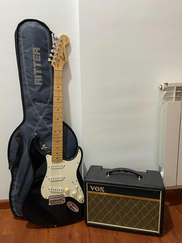 Guitarra Electrica Squier Stratocaster California Con Amplif