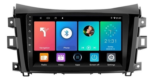 Estéreo Nissan Np300 Frontie 2016-2022 Android Carplay 4+64g