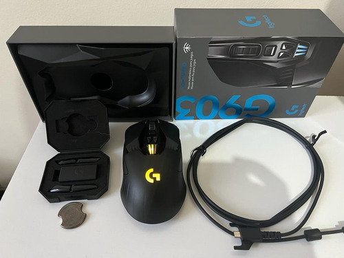 Mouse Gamer Sem Fio Logitech G903 Lightspeed Com Rgb
