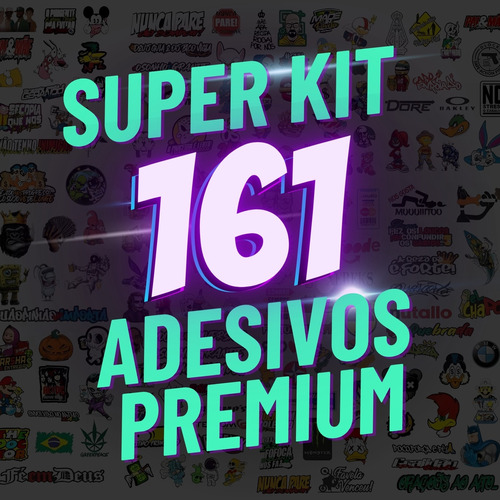 Cartela De Adesivos Kit 161 Modelos Para Cola Boa Resolução