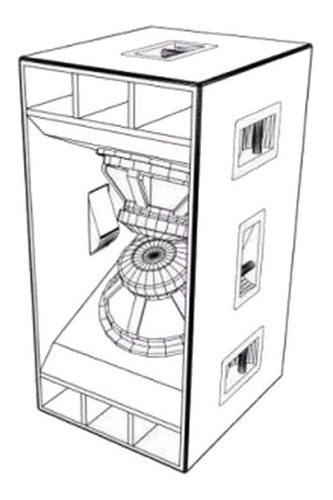 Planos Cajas Acusticas Bafles Sub Mid High Rack Envio Gratis