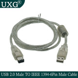 Cable Firewire Ieee 1394 De 6 Pines Macho A Usb 2.0 Tipo A M