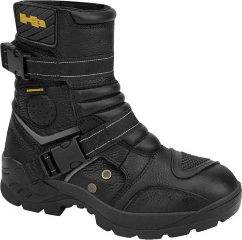 Bota Caballero Motociclista Biker Negro Hummer 1091526