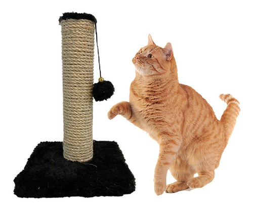 Arranhador Para Gatos Vertical Com Bolinha E Guizo