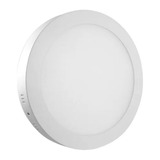 Foco Panel Led Plafon Sobrepuesto Redondo 12w Luz Blancafrio