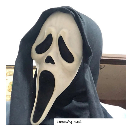 Máscara De Grito De Fantasma De Terror De Halloween 2024
