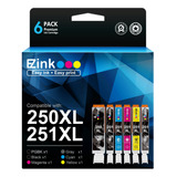 Paquete De 6 Cartuchos De Tinta E-z Ink (tm Compatible Con