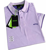 Camiseta Tp Hugo Boss Slim Fit Hombre Purple Original