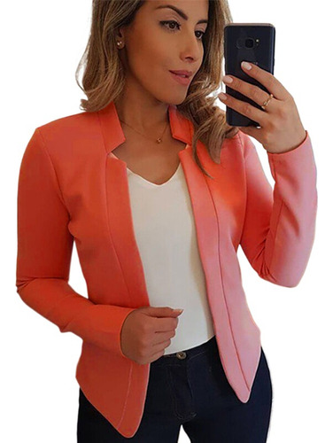 Blazer Pequeño Profesional Casual Para Mujer