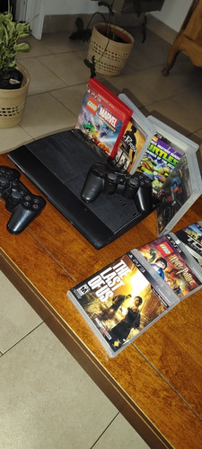 Playstation 3 Súper Slim 500gb +7 Juegos Físicos Y Digitales