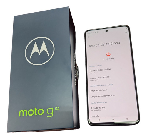 Motorola Moto G52, 256 Gb, Ram 6 Gb, Azul