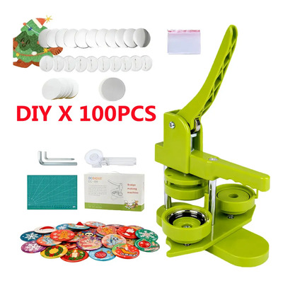 Kit De Máquina Fotobotones Publicitarios 58mm\u002F100boton+papel | Envío gratis