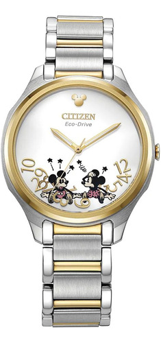 Reloj Citizen Caída De Mickey & Minnie Em0754-59w Para Dama