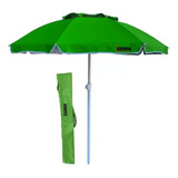 Sombrilla Playa Kaimon Sk240 Color Verde Con Diseño Lisa