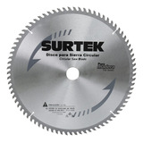 Disco P/ Sierra Circular 4puLG 30 Dientes Madera Surtek Color Plateado