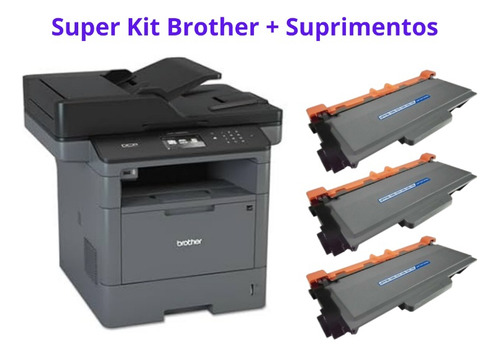 Multifuncional Brother Dcp-l5602dn Revisada + Brinde 3 Toner