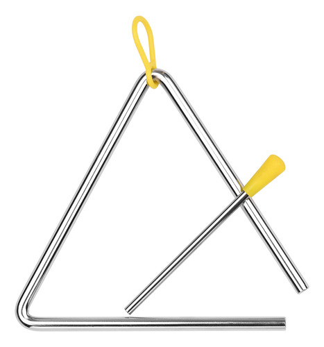 Musical Triangle Bell Con Mazo Triangular. Striker Metal