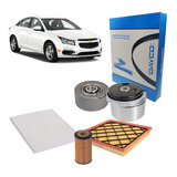 Kit Filtro Correia Dentada Cruze 1.8 16v 2014 Ar Cabine Oleo