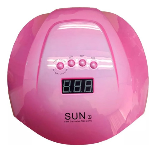 Secador De Uñas Lampara Uv Led 54w Temporizador Colores