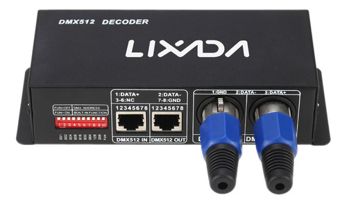 Controlador 4 Rgbw Dmx512 Canales Controlador Lixada 4ch* 4a