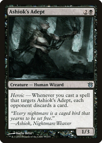 Cartas Magic Ashiok's Adept Bog Mtg Bsas