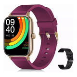 1.85 Smartwatch Mujer Reloj Inteligente Con Impermeable