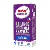 Leche Entera Surlat Sin Lactosa 1 L