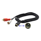 Cable 4 Pines Mini Din S-video Macho A 2 Rca, 5 Pies