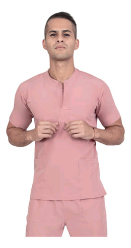 Uniforme/ Scrub Quirùrgico Cuello Mao Rosa (1 Filp Y 1 Pant)